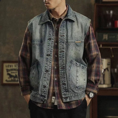 Mason Denim Work Vest