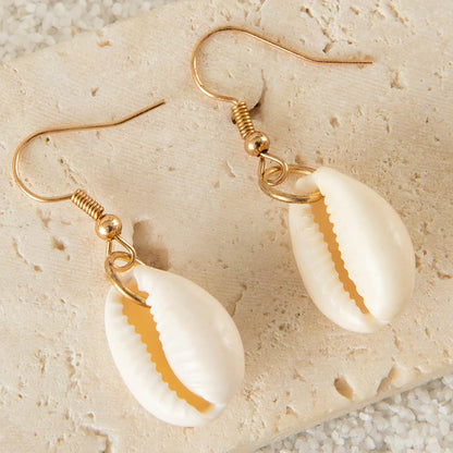 Sienna Boho Shell Earrings