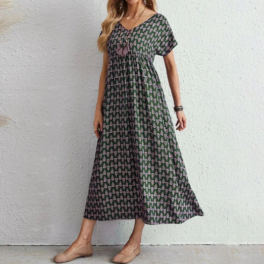 Boho Pocket Maxi Dress