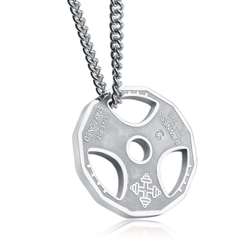 Gym Weightlifting Necklace