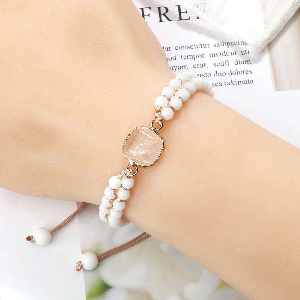 Howlite Mini Stone Bracelet