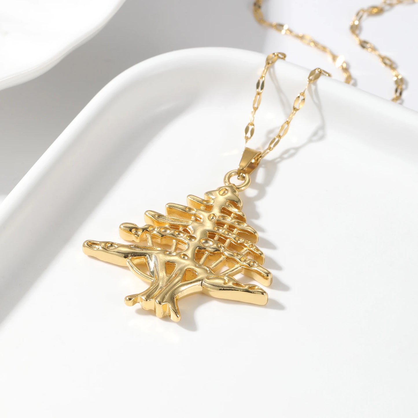 Noelle 3D Christmas Necklace