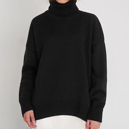 Nora Fleece Turtleneck Sweater