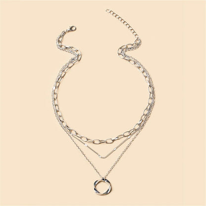 Liora Layered Circle Necklace