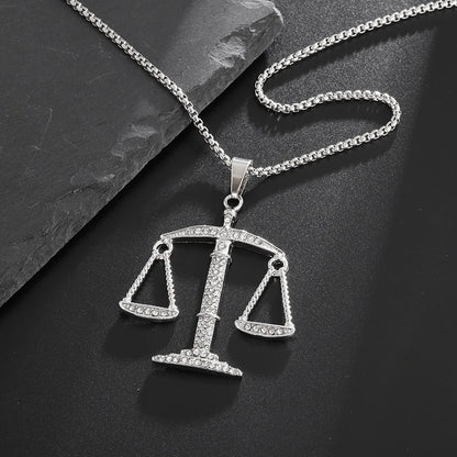 Justice Scales Pendant Necklace