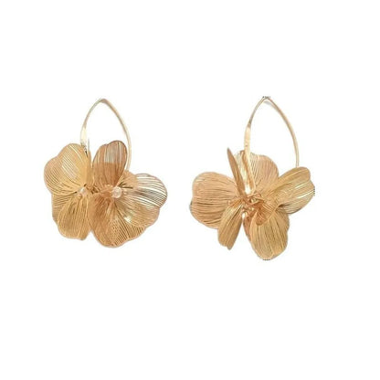Dahlia Hoop Earrings