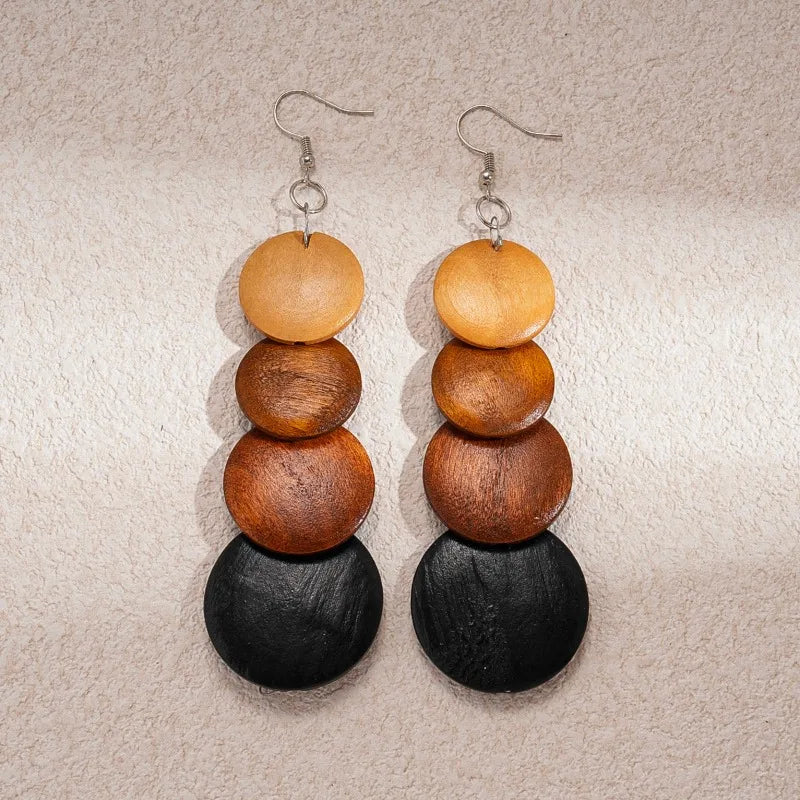 Bohemian Geometric Pendant Earrings