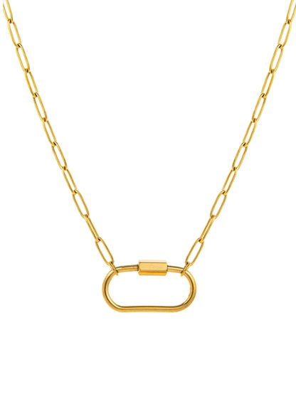 Elara Oval Link Necklace
