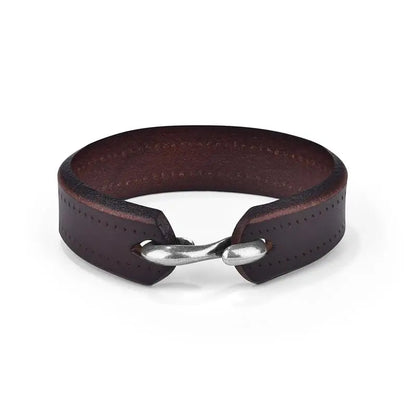 S-Hook Leather Bracelet