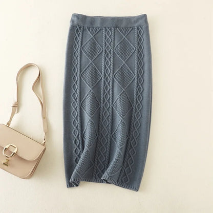 Elise Knitted Winter Skirt