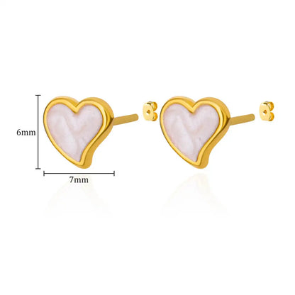 Vela Heart Studs