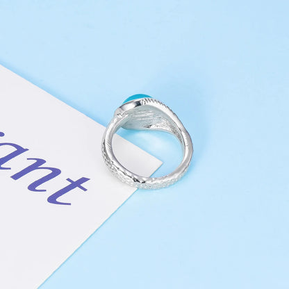 Mermaid Crystal Cocktail Ring