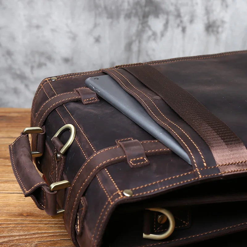 Vintage Leather Briefcase