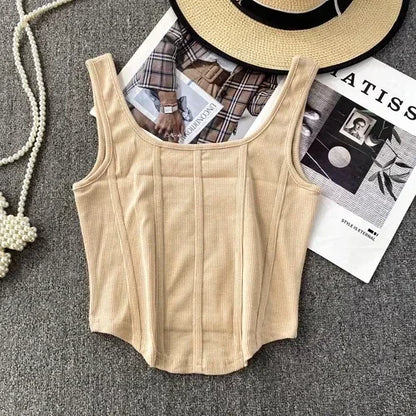 Kaia Denim Corset Top