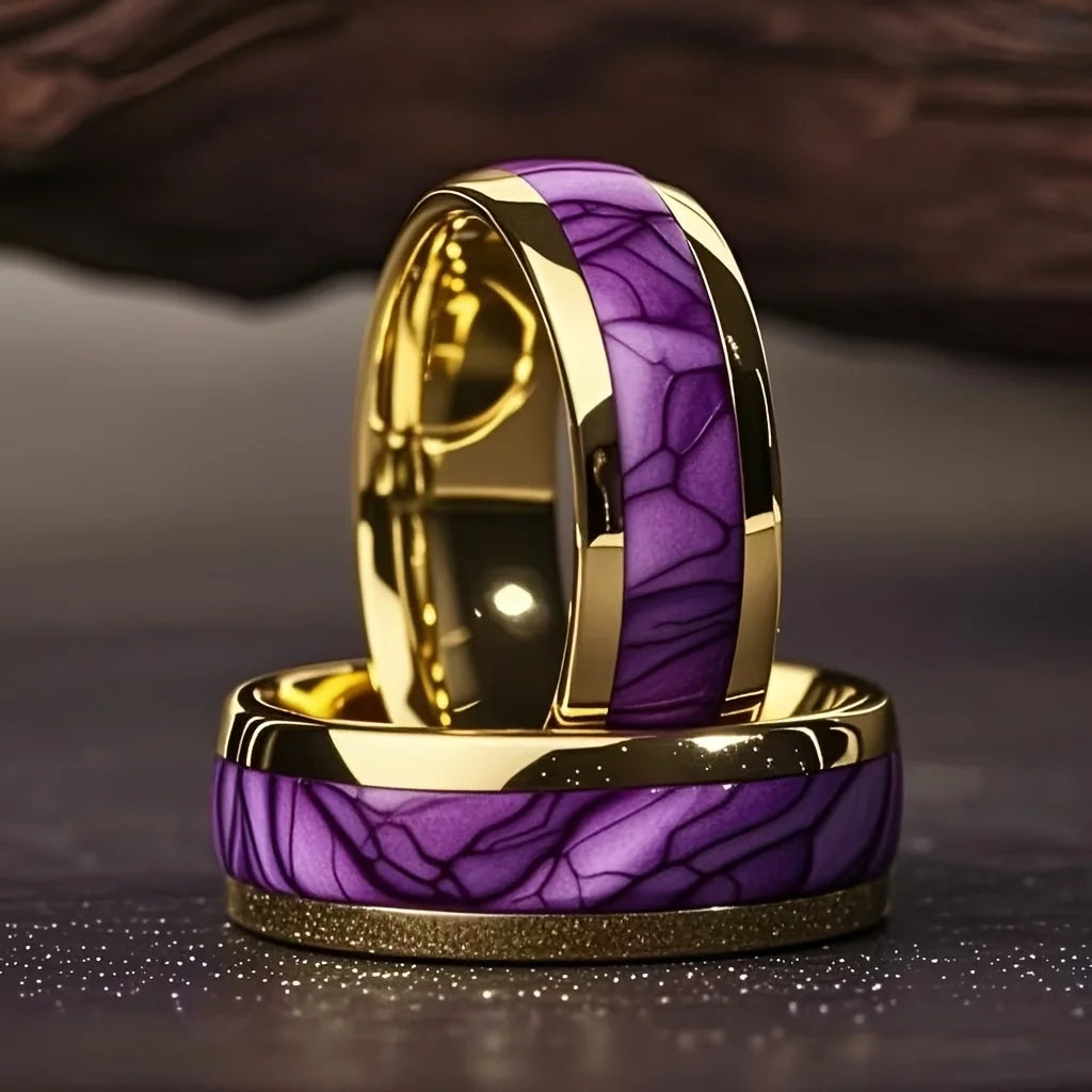 Purple Shell Ring