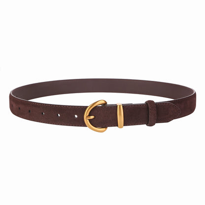 Sienna Suede Leather Belt