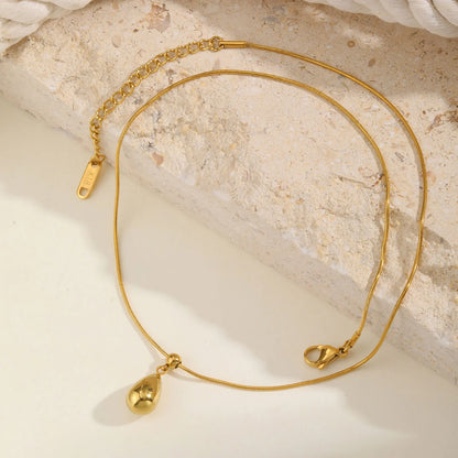 Elara Water Droplet Necklace