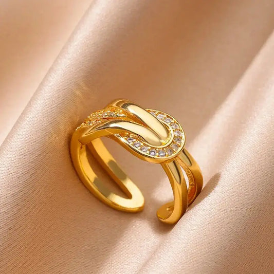 Vivia Infinity Ring
