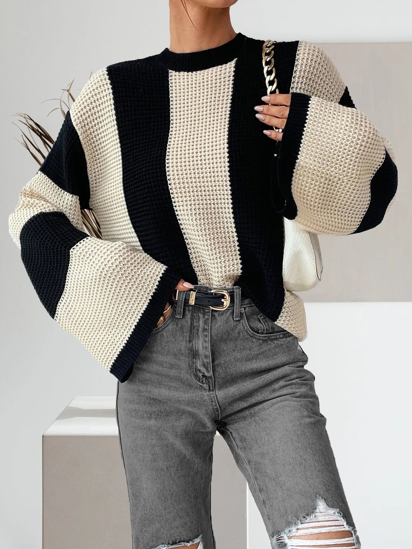 Sienna Colorblock Knit Top