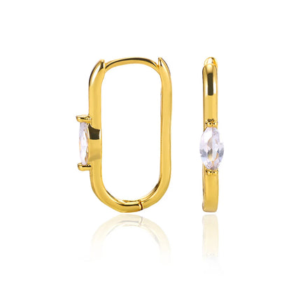 Alina Square Earrings