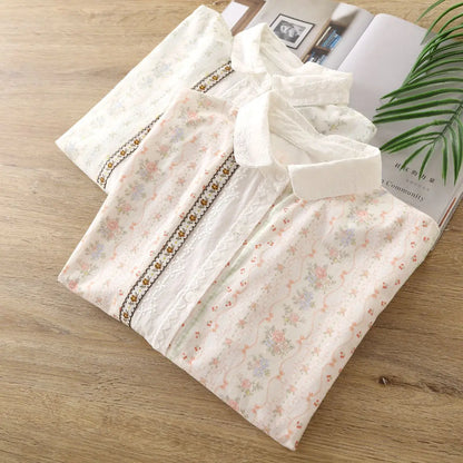 Elora Embroidered Cotton Blouse