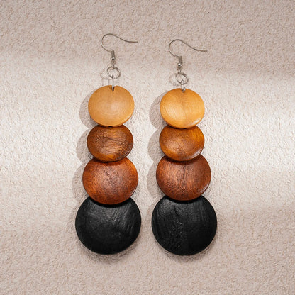 Bohemian Geometric Pendant Earrings