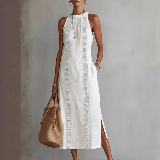 Lace Off-Shoulder Maxi Dress