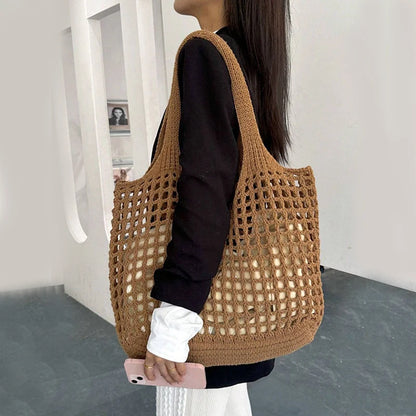 Lina Crochet Beach Bag