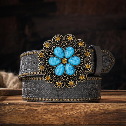 Dakota Western Floral Belt