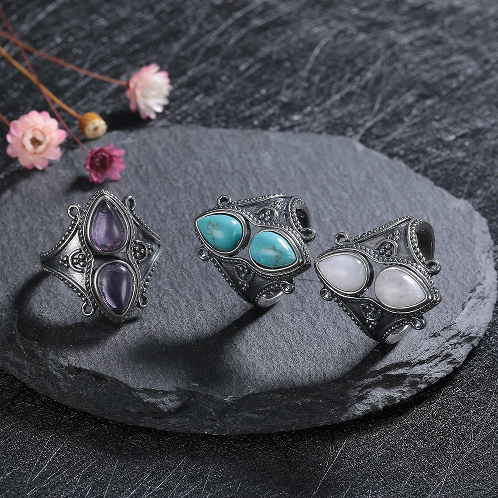 Celestine Gemstone Ring