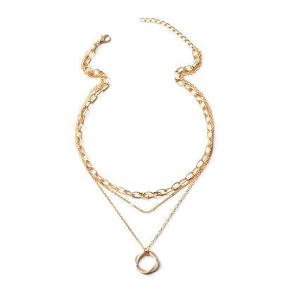 Liora Layered Circle Necklace