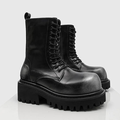 Grant High-Top Leather Boots
