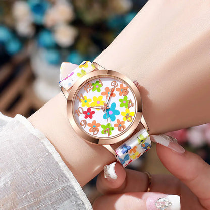 Flora Silicone Watch