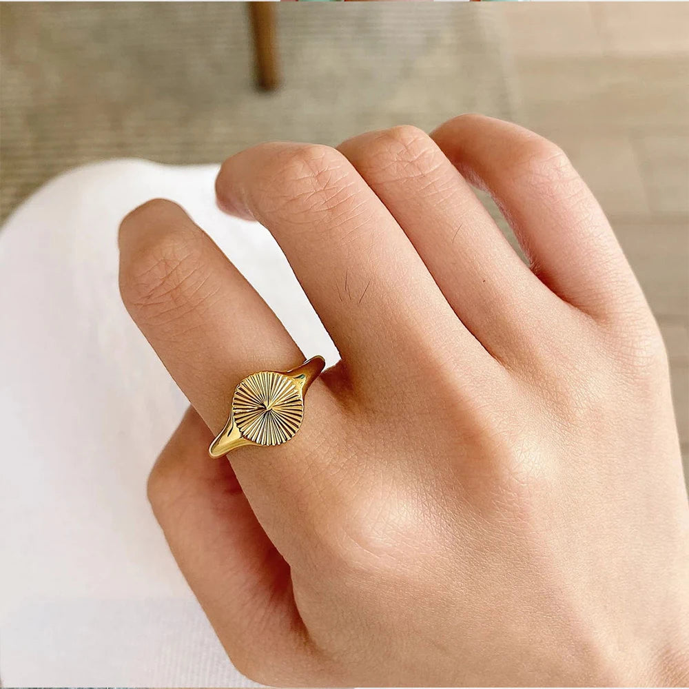 Radiant Wave Ring