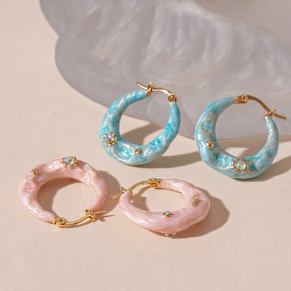 Iris Clip-On Hoops
