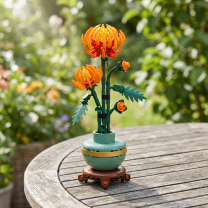 Brick Set - Chrysanthemum