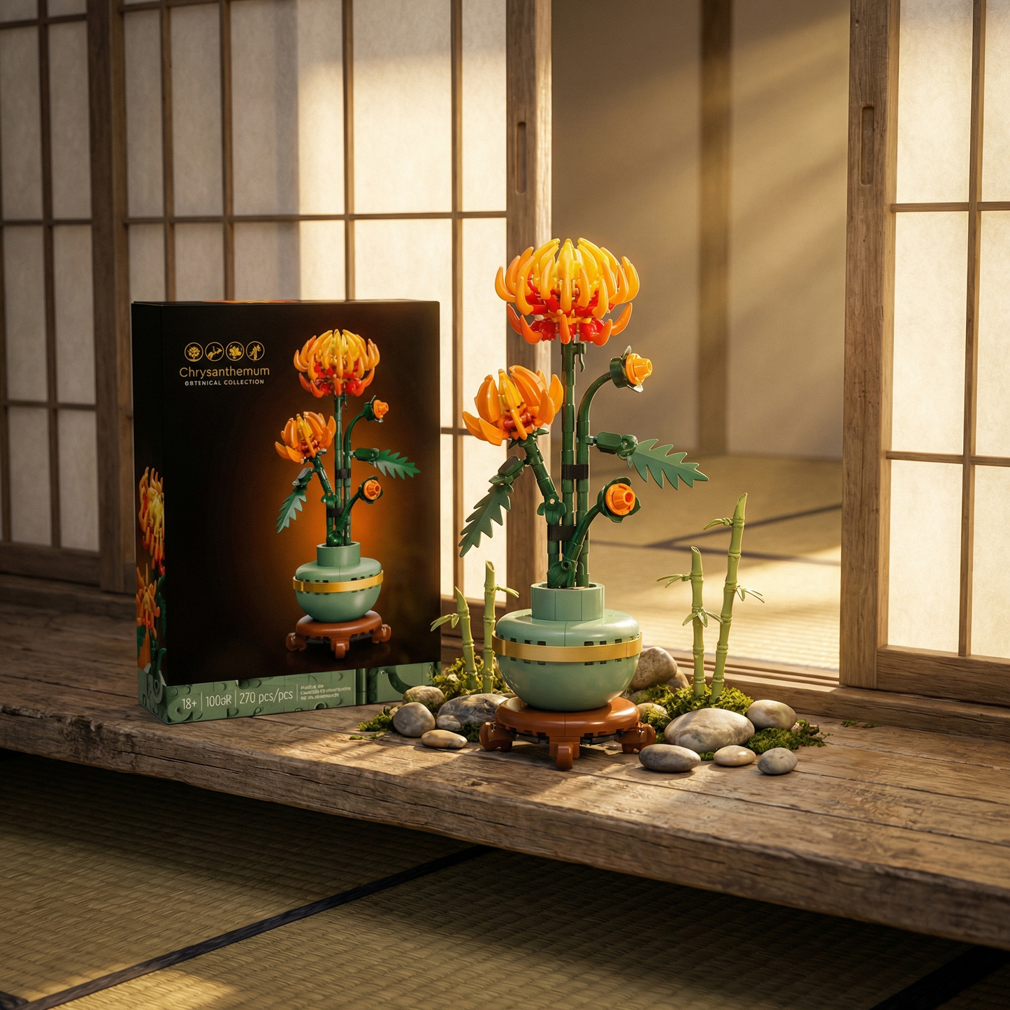 Brick Set - Chrysanthemum