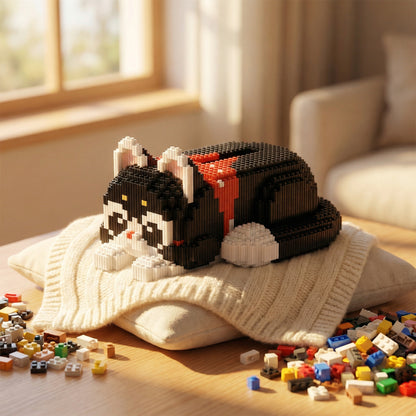 Brick Set - Laying Cat